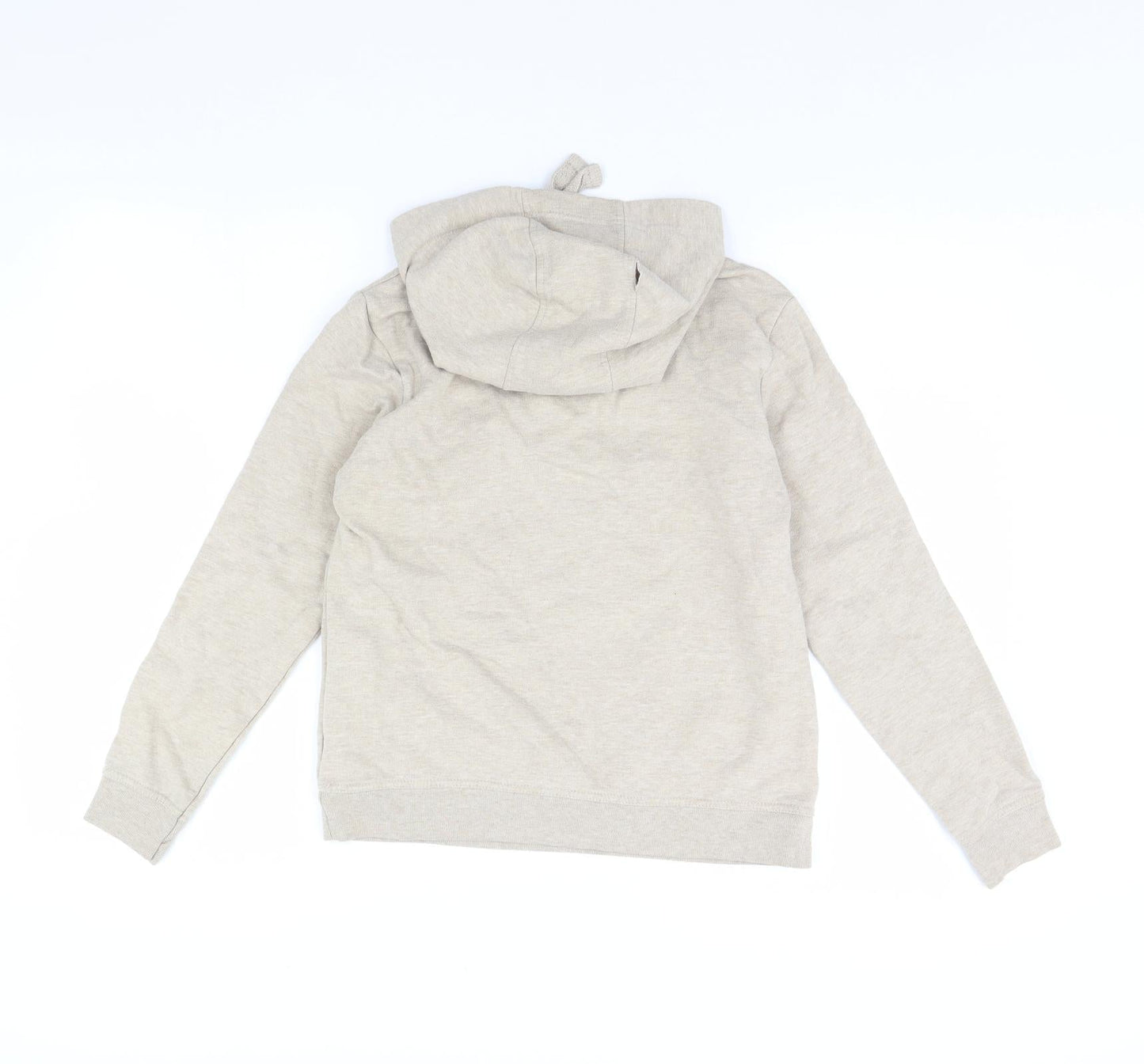 Denim & Co. Womens Beige   Pullover Hoodie Size 12