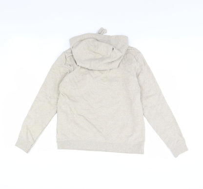 Denim & Co. Womens Beige   Pullover Hoodie Size 12