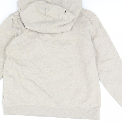 Denim & Co. Womens Beige   Pullover Hoodie Size 12