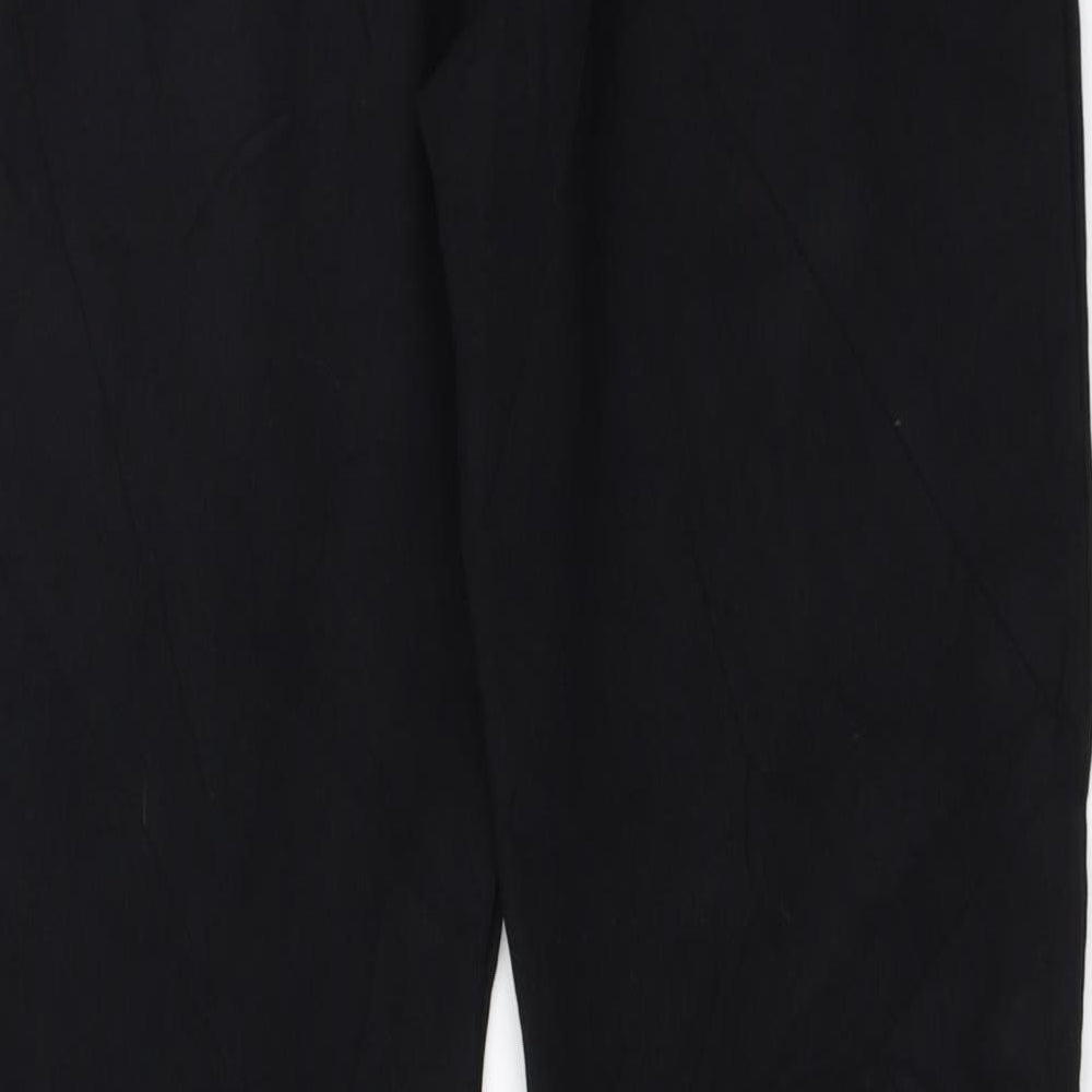 Lycra Womens Black   Trousers  Size S L30.5 in