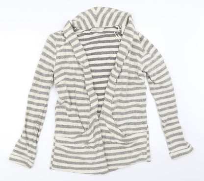 George Womens Beige Striped  Jacket  Size 10