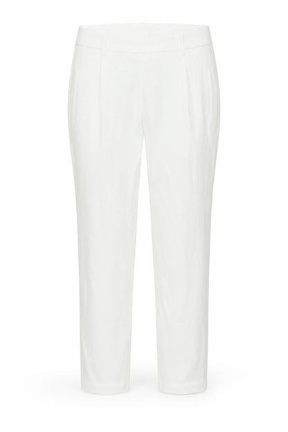 Womens UK Size 42 Stradivarius Regular Fit  White Trousers