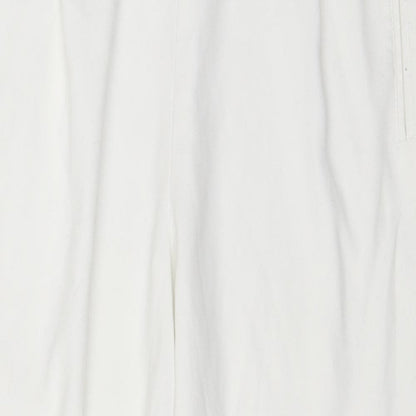 Stradivarius Womens White   Trousers  Size 42 L28 in
