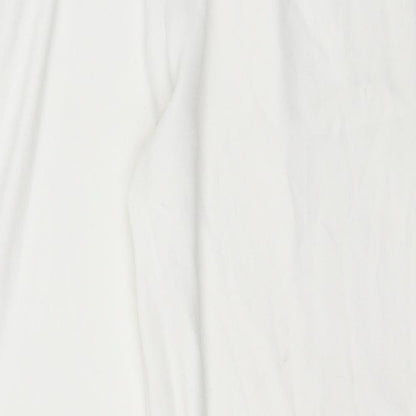 Stradivarius Womens White   Trousers  Size 42 L28 in