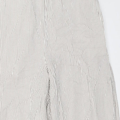 Womens UK Size 12 Marks and Spencer Regular Fit  Ivory Trousers