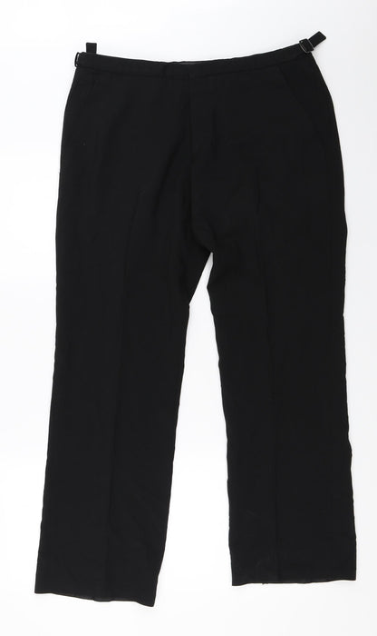 Womens UK Size 32 in Preworn Regular Fit  Black Trousers