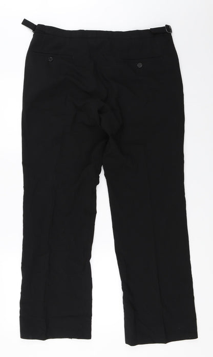 Womens UK Size 32 in Preworn Regular Fit  Black Trousers