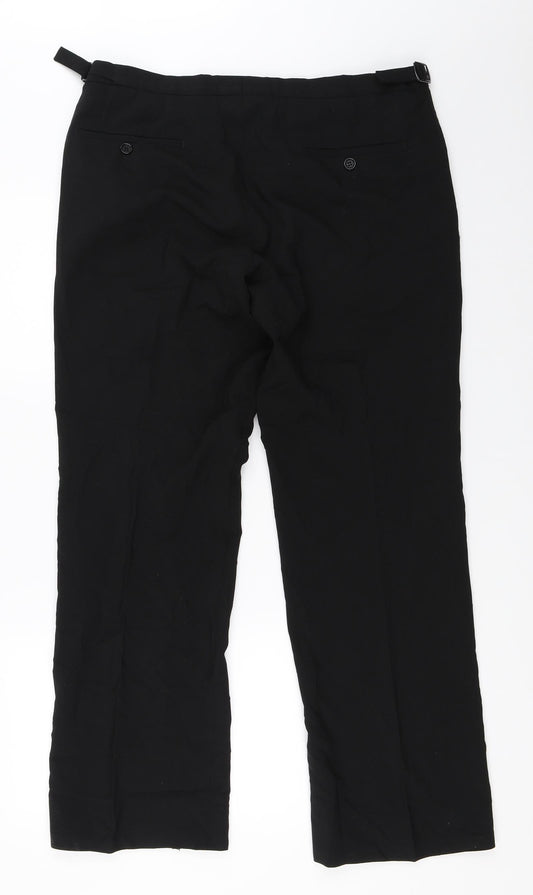 Womens UK Size 32 in Preworn Regular Fit  Black Trousers