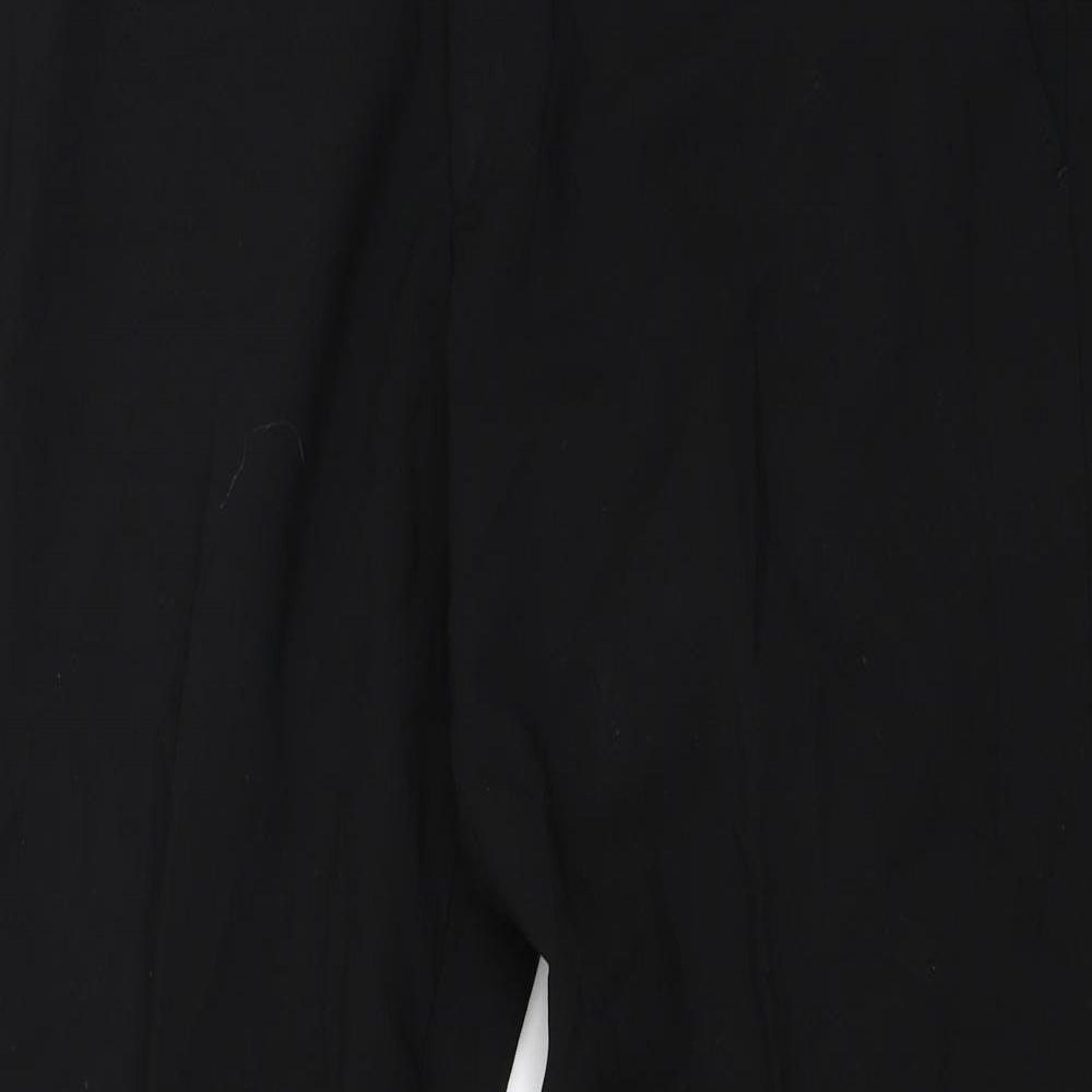 Womens UK Size 32 in Preworn Regular Fit  Black Trousers