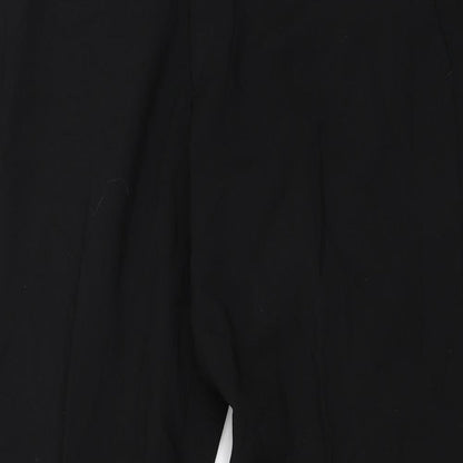 Womens UK Size 32 in Preworn Regular Fit  Black Trousers