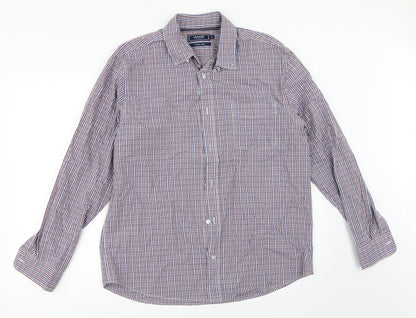 Mens UK Size M Maine New England Blue  Button-Up Long Sleeve Casual Shirt