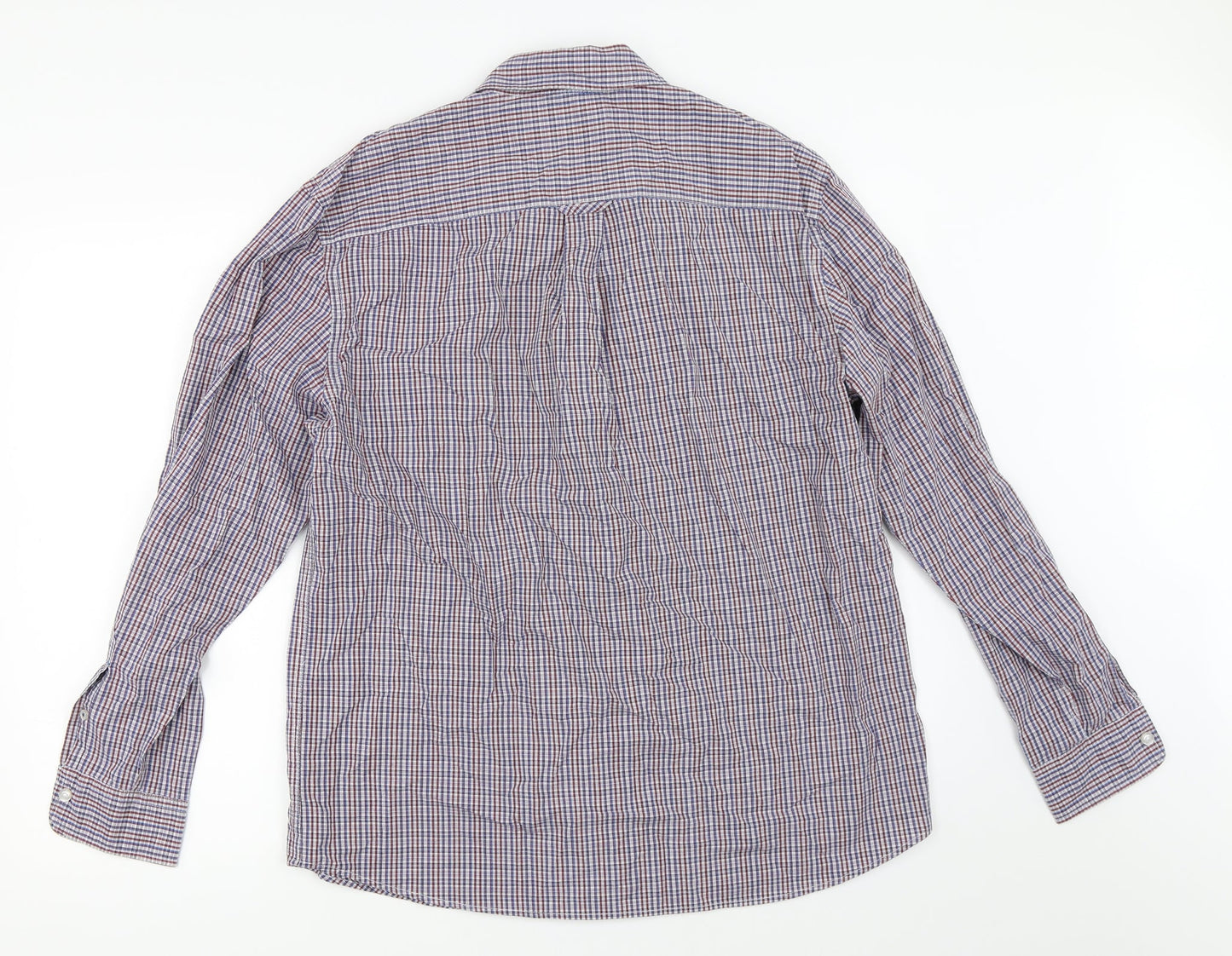 Mens UK Size M Maine New England Blue  Button-Up Long Sleeve Casual Shirt