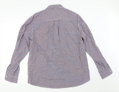 Mens UK Size M Maine New England Blue  Button-Up Long Sleeve Casual Shirt