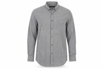 Mens UK Size L French Connection Black  Button-Up Long Sleeve Casual Shirt