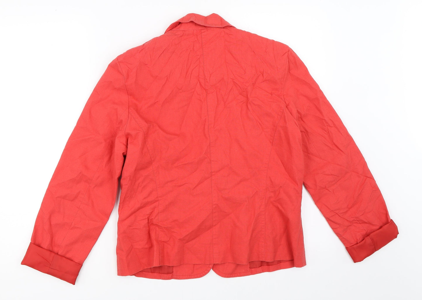 Womens UK Size 12 Preworn Red Jacket