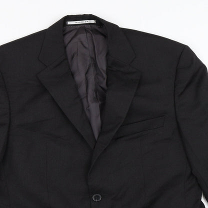 Baulmer Mens Black   Jacket Blazer Size 40