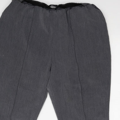 BM Collection Womens Grey   Trousers  Size 20 L27 in