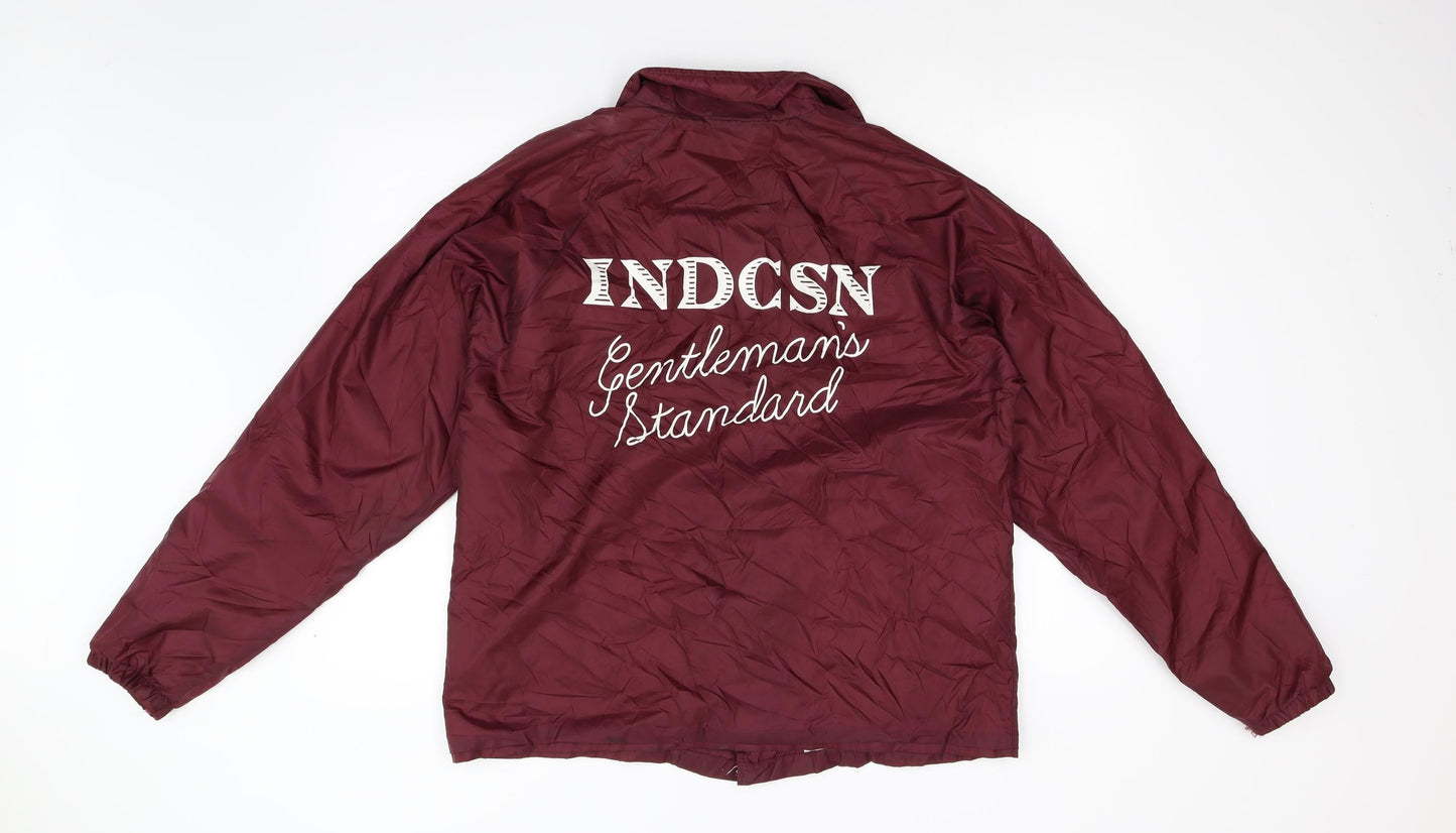 Mens UK Size M Indcsn Red Jacket