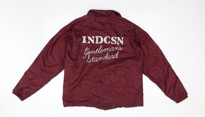 Mens UK Size M Indcsn Red Jacket
