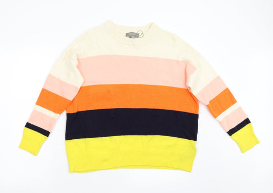 Oasis Womens Multicoloured  Knit Pullover Jumper Size M
