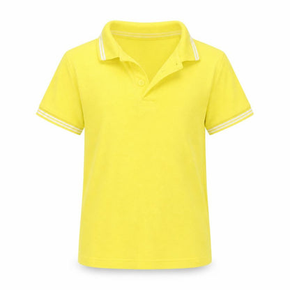 Mini Club Boys Yellow   Basic Polo Size 5-6 Years
