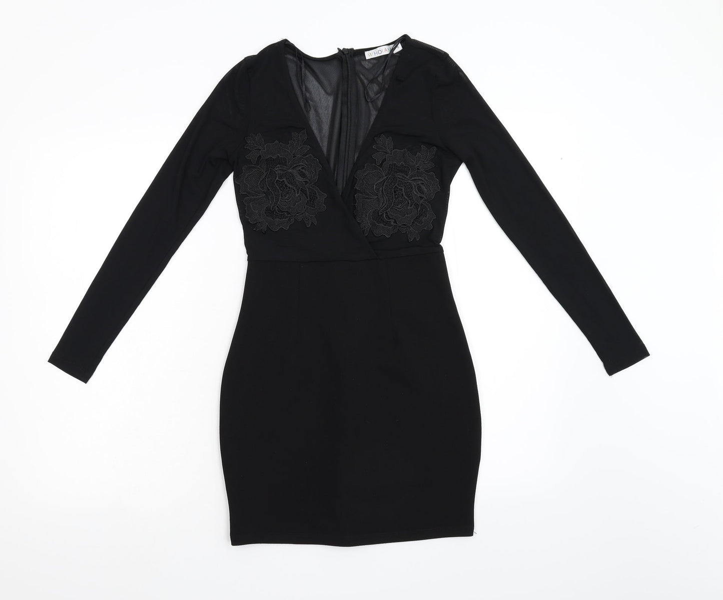 Who I Am Womens Black   Bodycon  Size 8