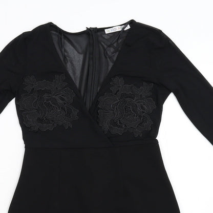 Who I Am Womens Black   Bodycon  Size 8