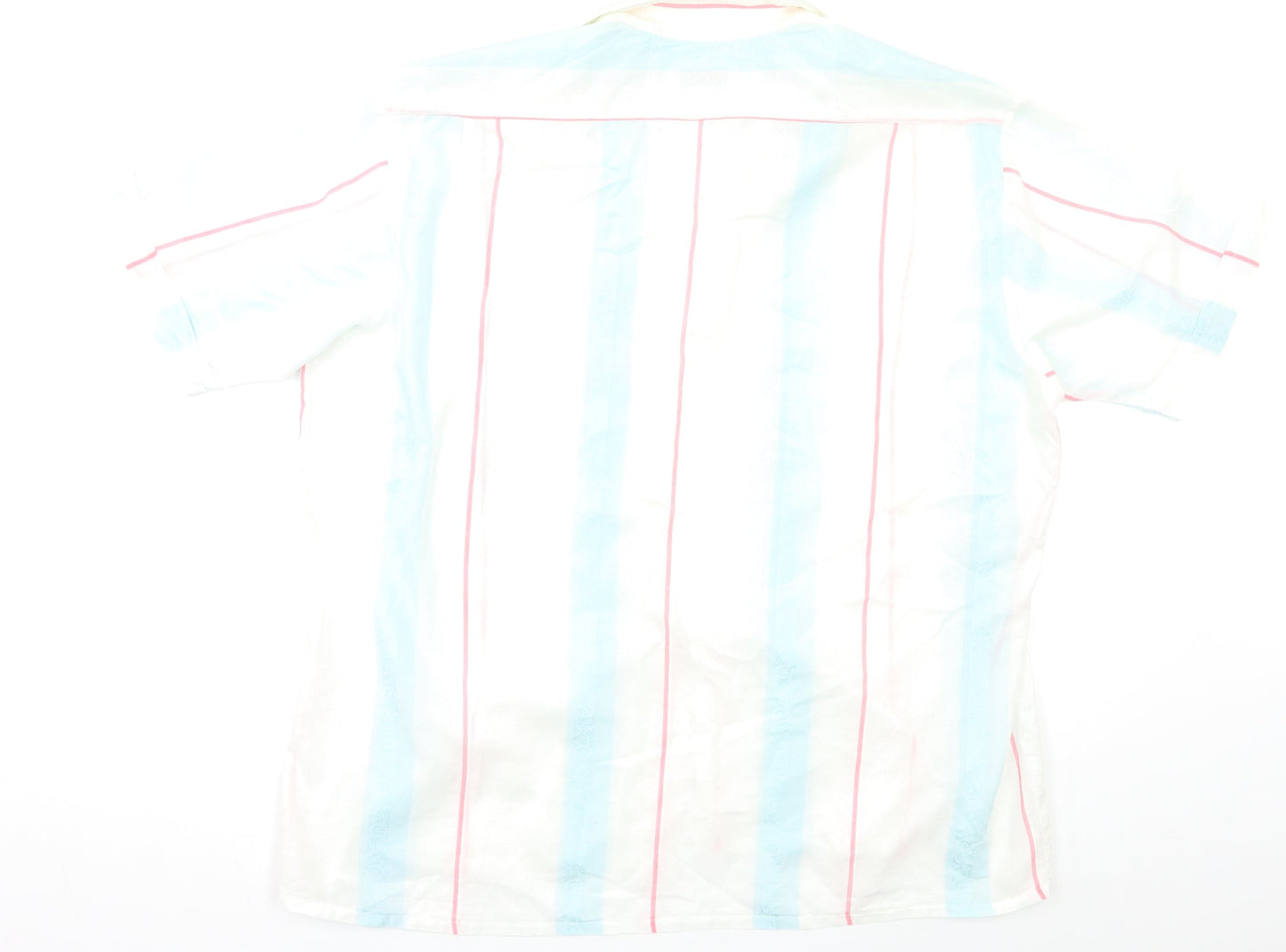 Mens UK Size L Continental Multicoloured  Button-Up Short Sleeve Casual Shirt