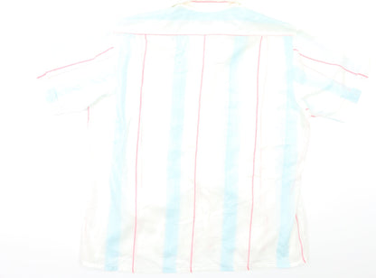 Mens UK Size L Continental Multicoloured  Button-Up Short Sleeve Casual Shirt