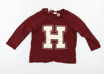 Preworn Boys Red   Pullover Sweatshirt Size 2-3 Years  - Harry Potter