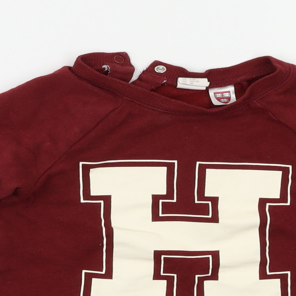 Preworn Boys Red   Pullover Sweatshirt Size 2-3 Years  - Harry Potter