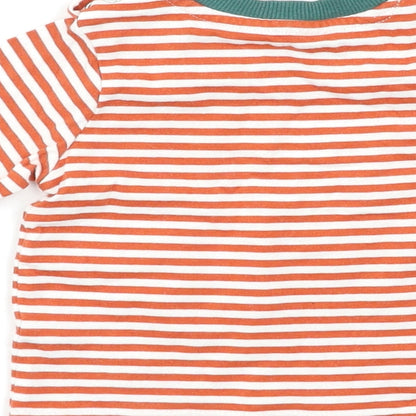 Nutmeg Baby Red Striped  Pullover T-Shirt Size 3-6 Months
