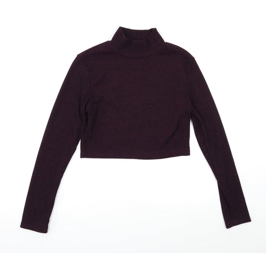 Glamorous Womens Purple   Pullover Jumper Size L