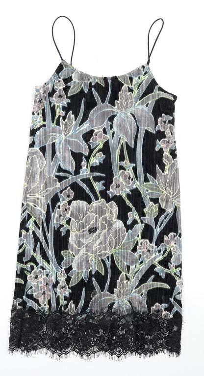 Topshop Womens Multicoloured Floral  Tank Dress  Size 8
