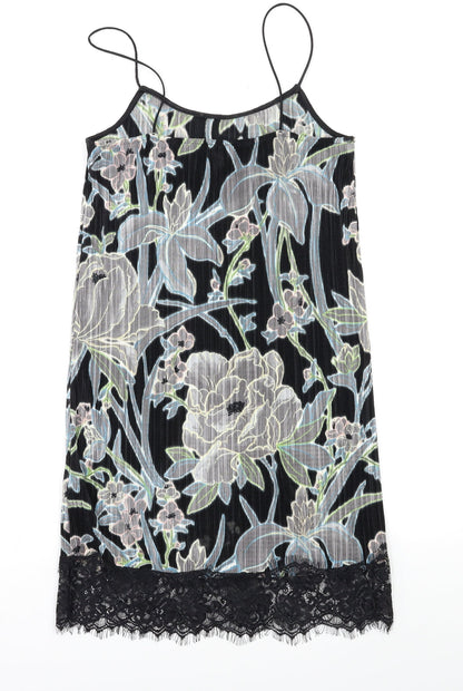 Topshop Womens Multicoloured Floral  Tank Dress  Size 8