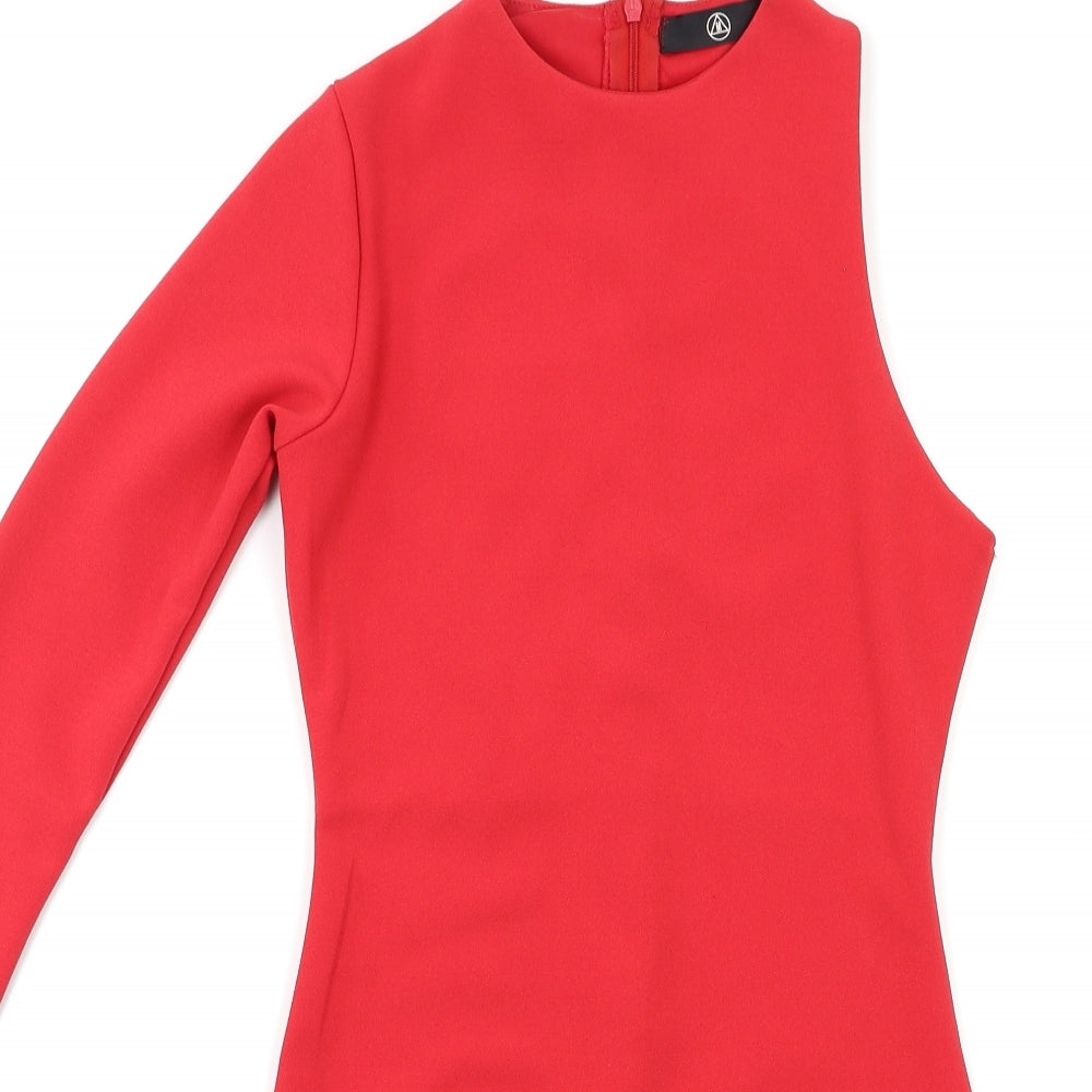 Missguided Womens Red   Bodycon  Size S