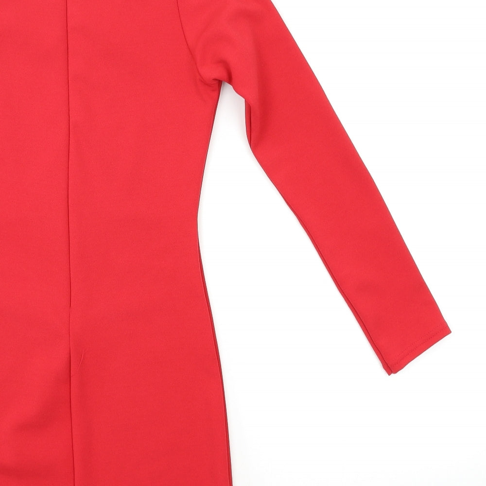Missguided Womens Red   Bodycon  Size S