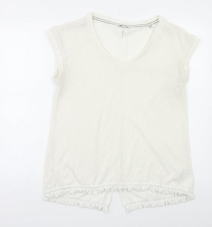 Womens UK Size 12 NEXT White Basic Tank