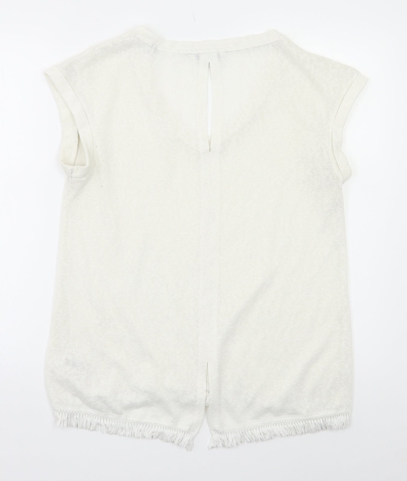 Womens UK Size 12 NEXT White Basic Tank