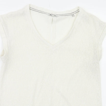 Womens UK Size 12 NEXT White Basic Tank
