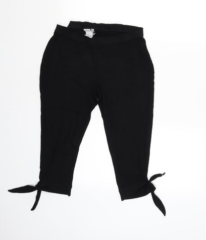 Womens UK Size 12 Essentials Regular Fit Jegging Black Trousers