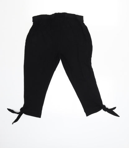 Womens UK Size 12 Essentials Regular Fit Jegging Black Trousers
