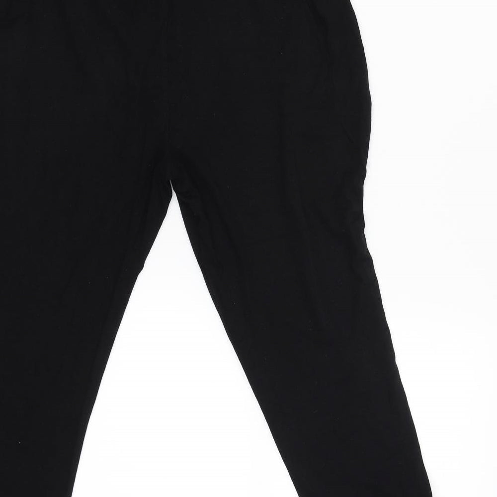 Womens UK Size 12 Essentials Regular Fit Jegging Black Trousers