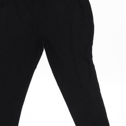 Womens UK Size 12 Essentials Regular Fit Jegging Black Trousers