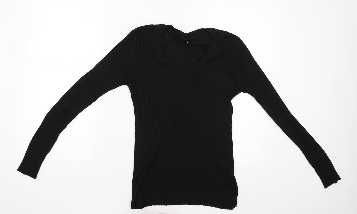 RT Womens Black   Pullover Jumper Size L