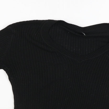 RT Womens Black   Pullover Jumper Size L