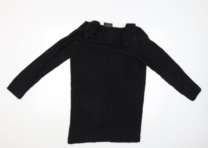 RESERVED Womens Black   Cardigan Jumper Size L