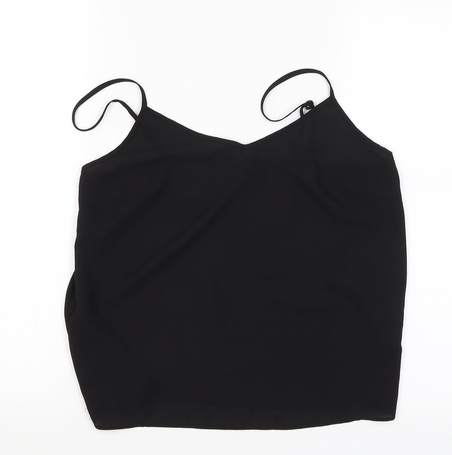 Womens UK Size 10 ASOS Black Camisole Blouse