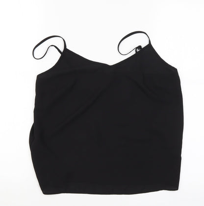 Womens UK Size 10 ASOS Black Camisole Blouse