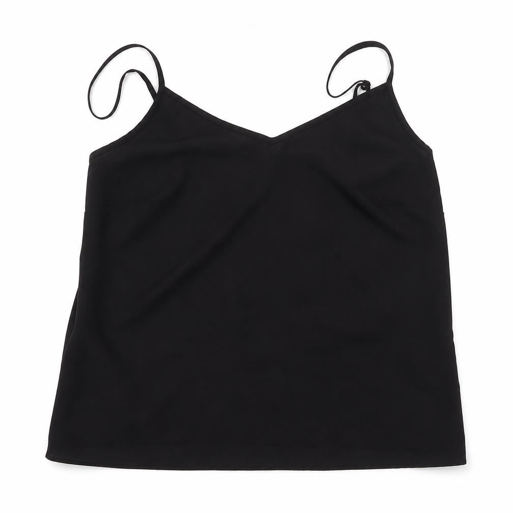 Womens UK Size 10 ASOS Black Camisole Blouse